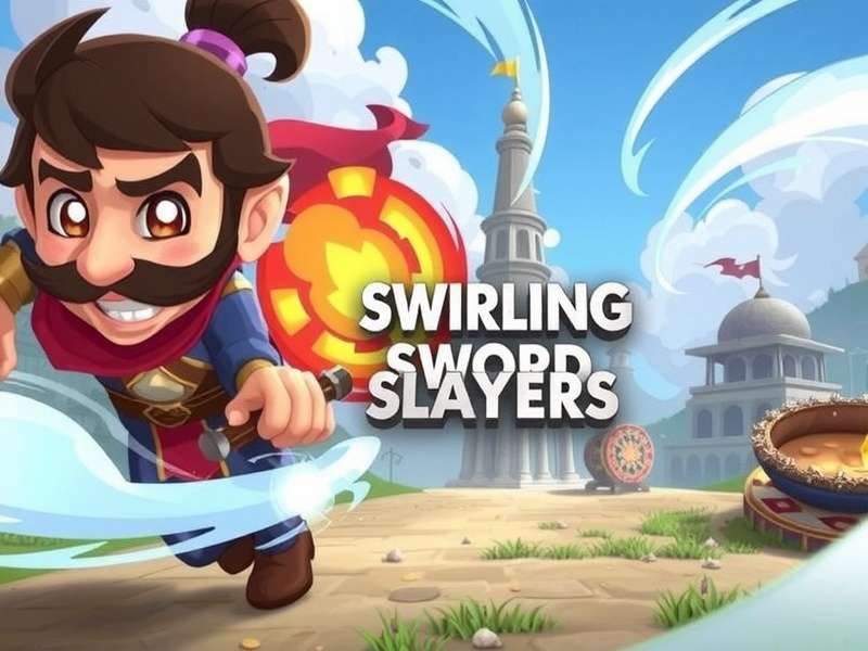 Swirling Sword Slayers Gameplay Screenshot